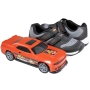 Tênis Infantil Masculino Play - PRETO/CINZA/LARANJA NEON
