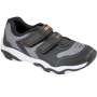 Tênis Infantil Masculino Play - PRETO/CINZA/LARANJA NEON