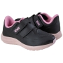 Tênis Infantil Feminino Super Conforto - PRETO/ROSA CHICLETE