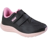 Tênis Infantil Feminino Super Conforto - PRETO/ROSA CHICLETE
