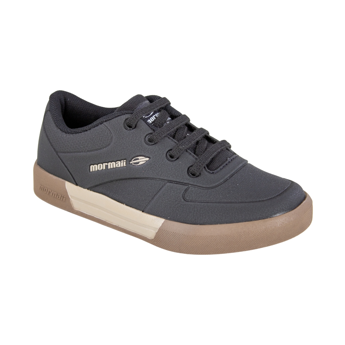Tênis Infantil Masculino Mormai Urban Smash - BLACK/KHAKI/NATURAL