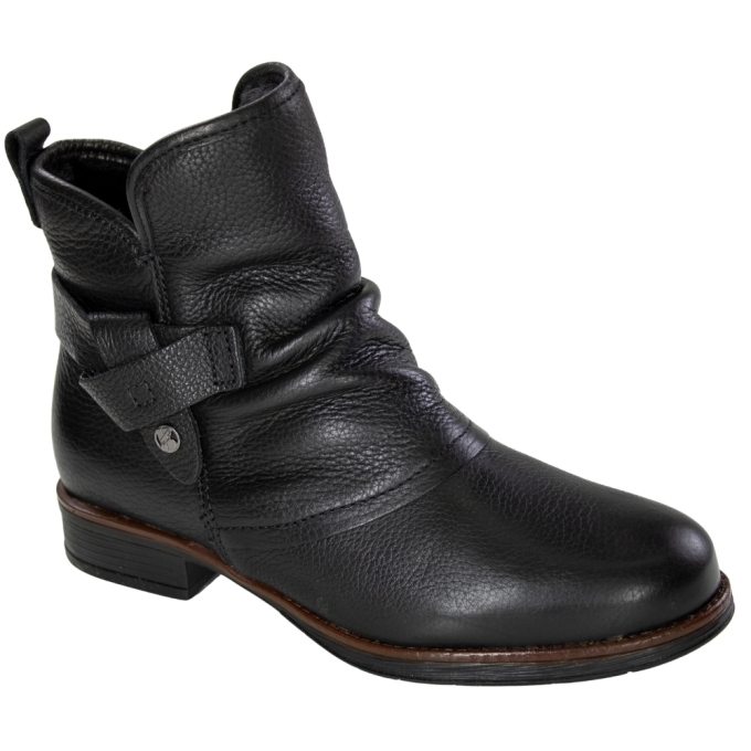 Bota Feminina Bottero Cano Baixo Rasteira Pelo - PRETO