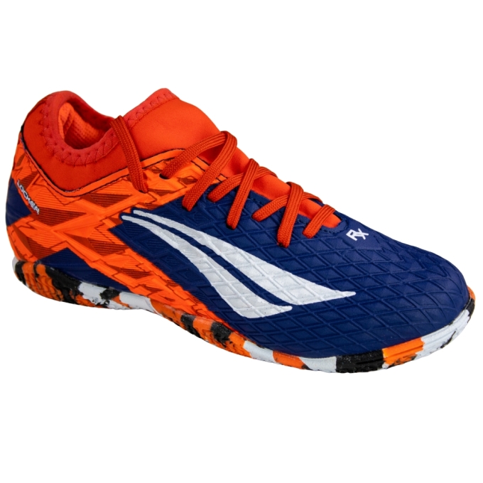Chuteira Indoor Penalty Infantil RX Locker Y-3 - MARINHO/BRANCO/CORAL