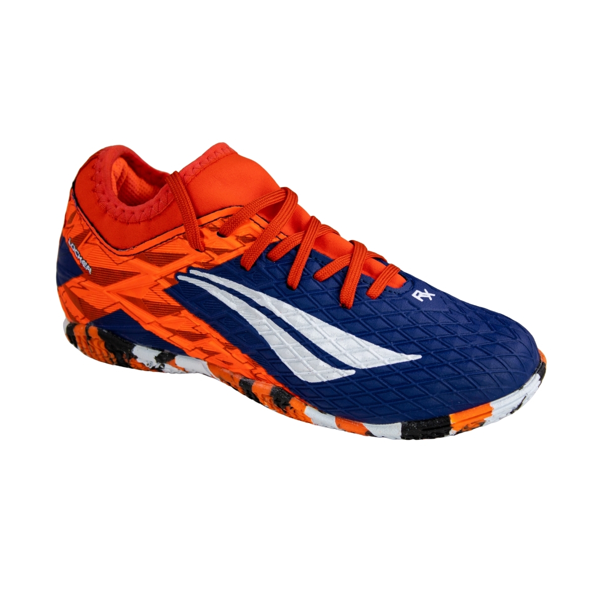 Chuteira Indoor Penalty Infantil RX Locker Y-3 - MARINHO/BRANCO/CORAL