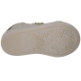 Tênis Bebê Feminino Molequinha Cetim - BRANCO OFF/DOURADO