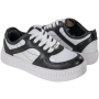Tênis Infantil Feminino Molequinha  - BRANCO/PRETO
