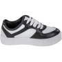 Tênis Infantil Feminino Molequinha  - BRANCO/PRETO