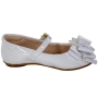 Sapato Infantil Feminino Molequinha Boneca Laço Verniz - BRANCO