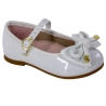 Sapatilha Bebê Feminino Laço Verniz - BRANCO