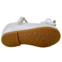 Sapatilha Bebê Feminino Laço Verniz - BRANCO