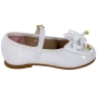 Sapatilha Bebê Feminino Laço Verniz - BRANCO