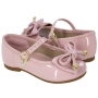 Sapatilha Bebê Feminino Laço Verniz - ROSA