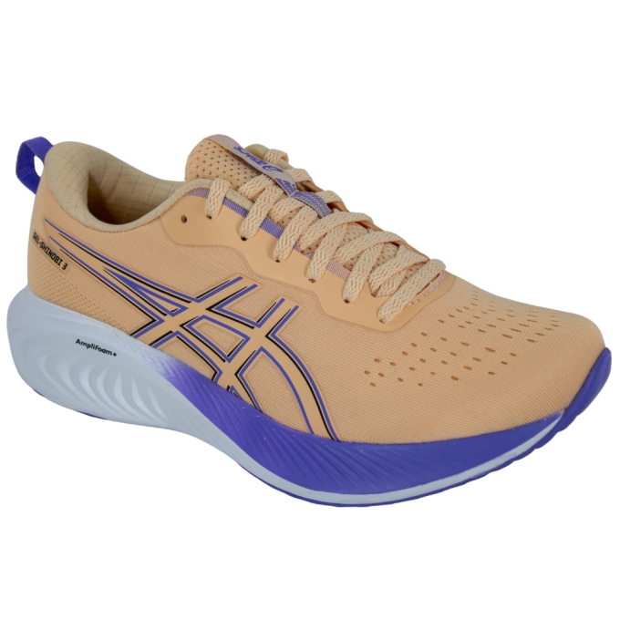 Tênis Feminino Asics Gel Shinobi 3  - LARANJA/AZUL