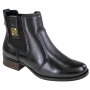Bota Feminina Pegada Chelsea  - PRETO