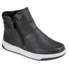 Bota Infantil Feminina Cano Baixo Ziper - PRETO