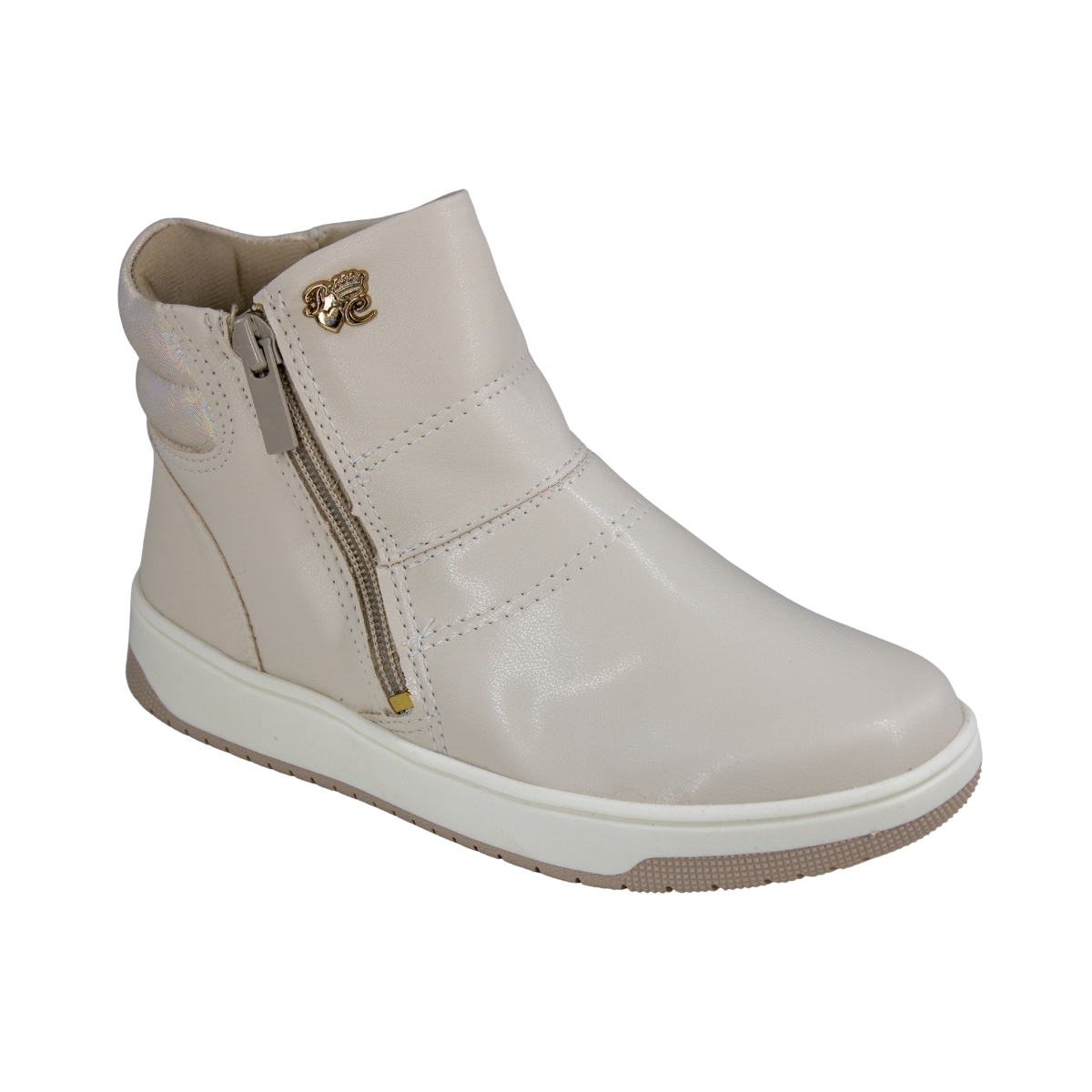Bota Infantil Feminina Cano Baixo Ziper - JASMIN