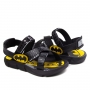 Sandália Batman Infantil Grendene -  preto/  preto/amarelo