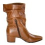 Bota Feminina Pegada Cano Médio Bloco Plissado - PINHAO