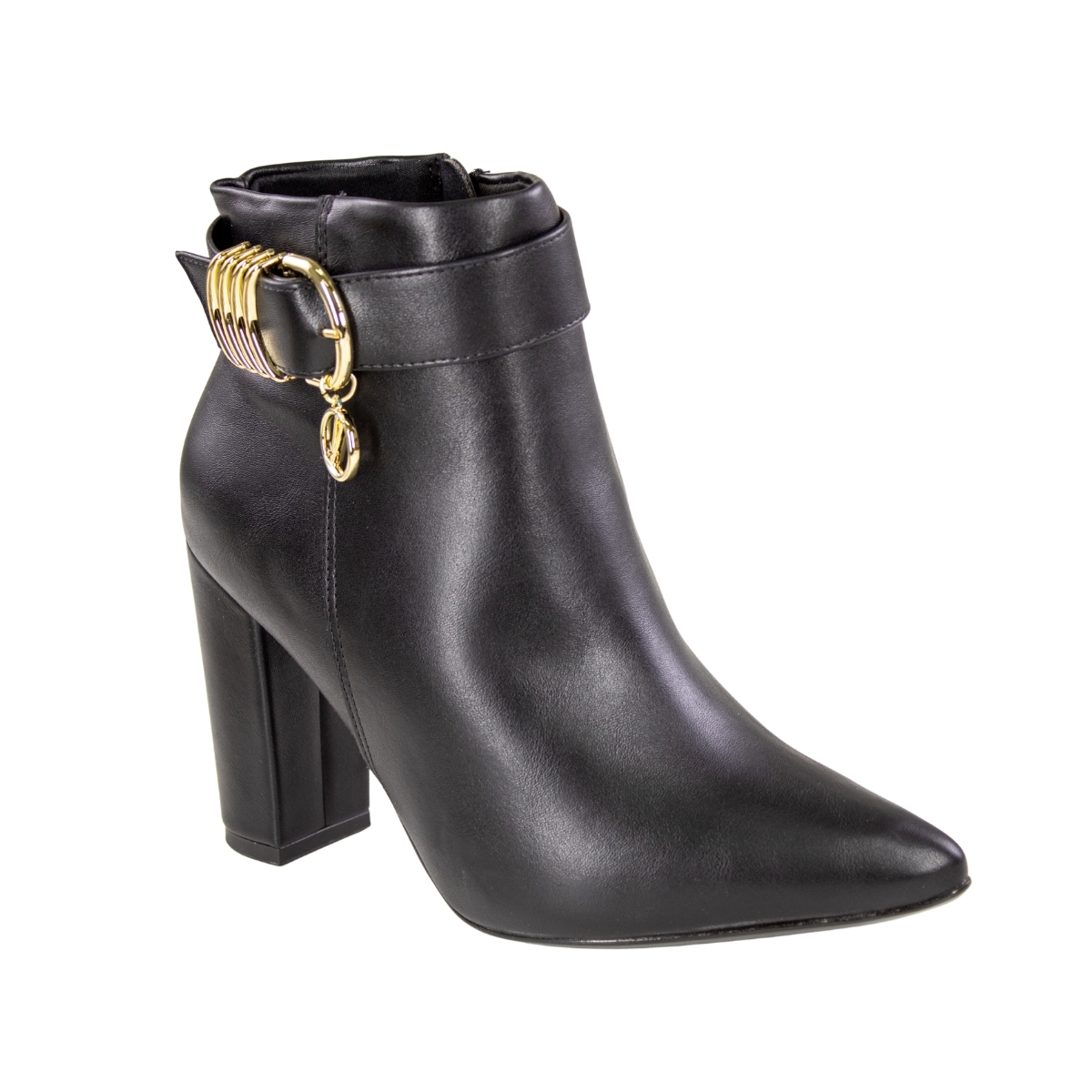 Bota Feminina Vizzano Salto Alto Bico Fino  - PRETO