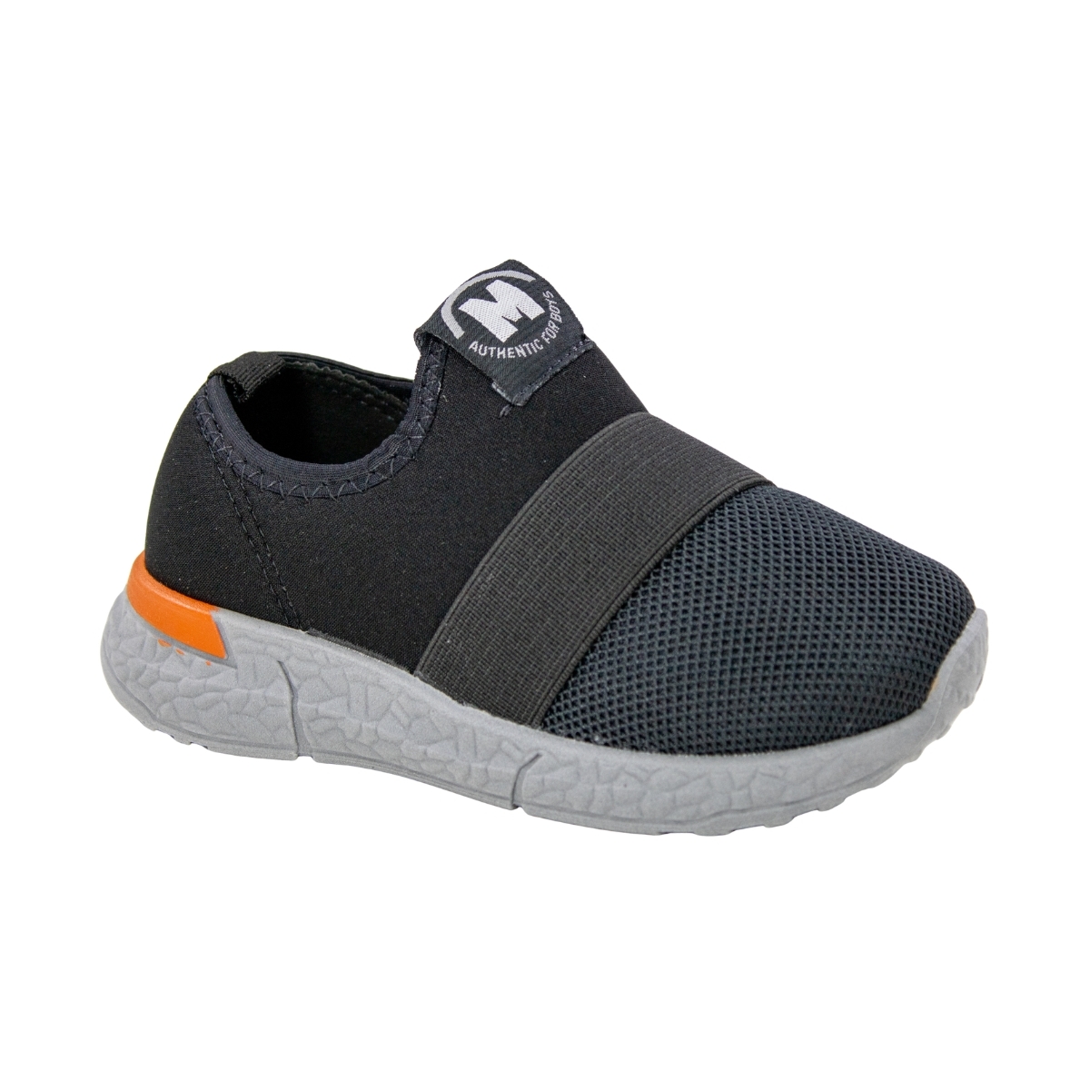  Tênis Infantil Masculino Molekinho Slip On - PRETO/PRETO