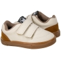 Tênis Masculino Bebê 2 Velcro - BRANCO OFF/CAMEL