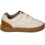 Tênis Masculino Bebê 2 Velcro - BRANCO OFF/CAMEL