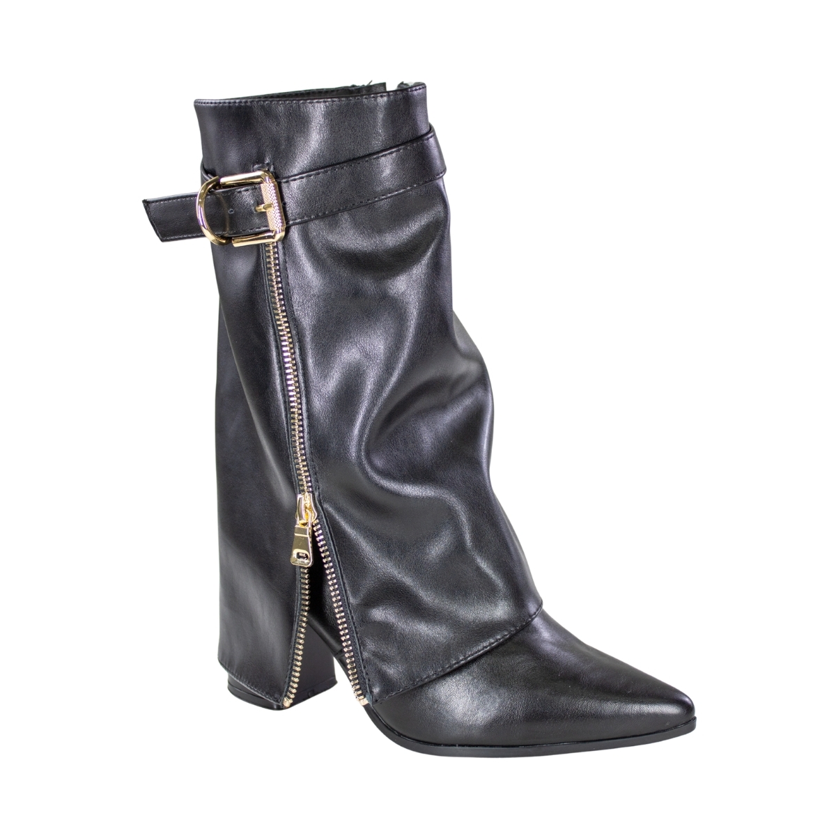 Bota Feminina Ramarim Capa Zíper - PRETO