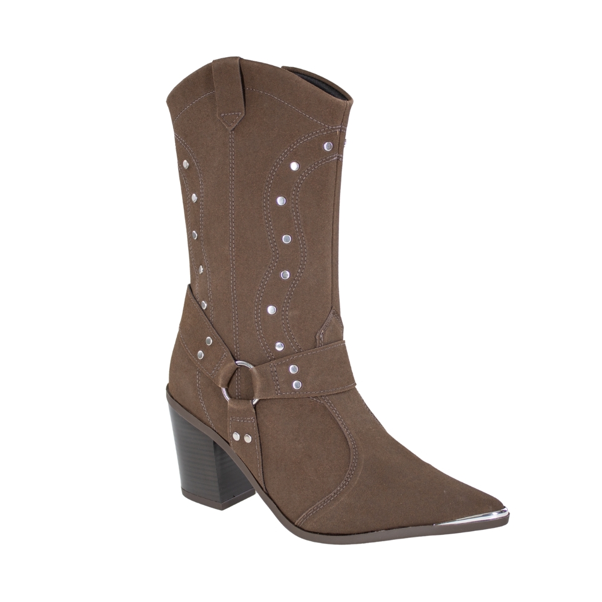 Bota Feminina Vizzano Salto Quadrado Country - CACAU