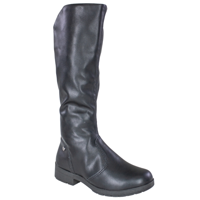 Bota Infantil Feminina Pink Cats Cano Alto - PRETO