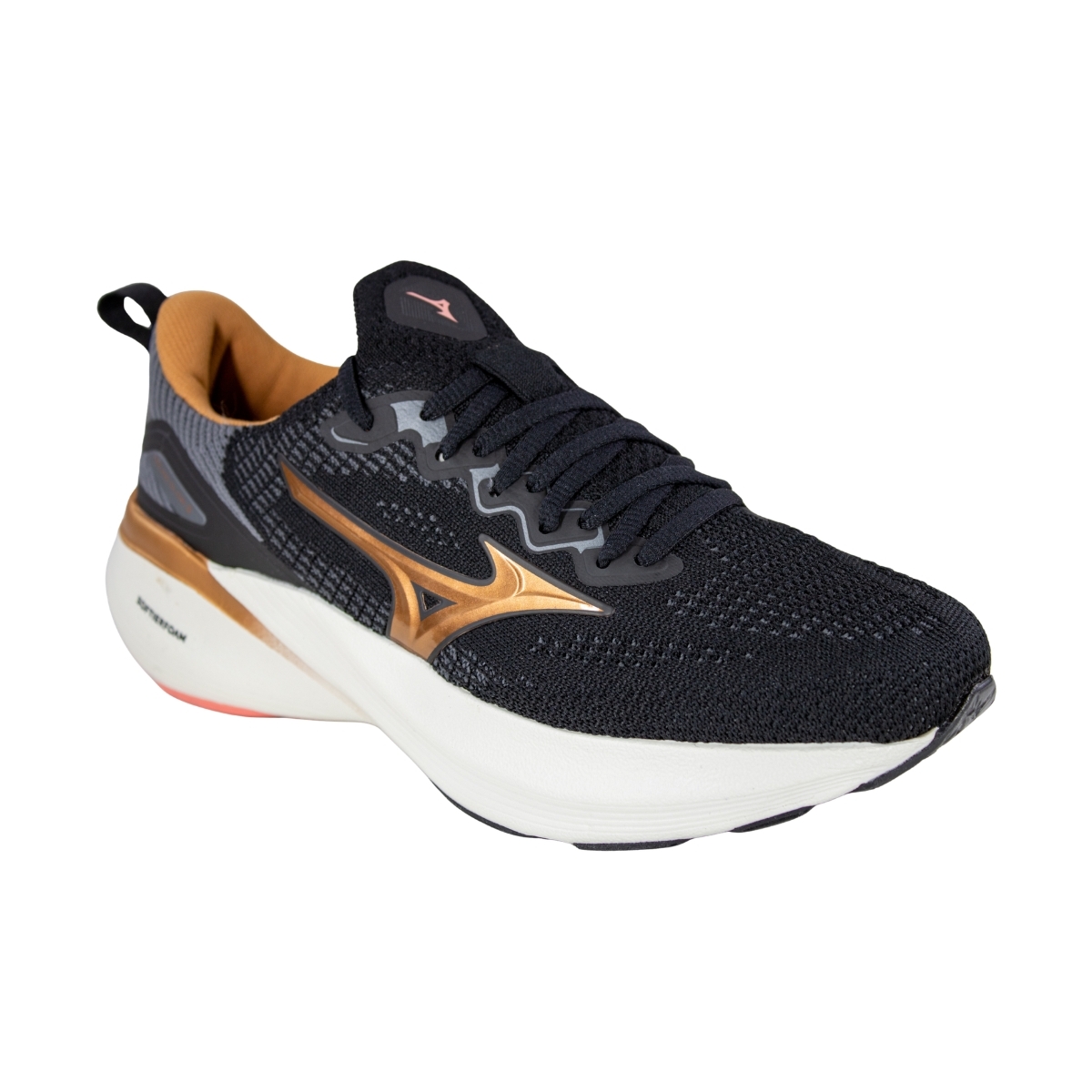 Tênis Feminino Mizuno Glow 3  - PRETO/BRONZE