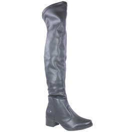 Bota Feminina Mississipi Cano Alto Over - PRETO