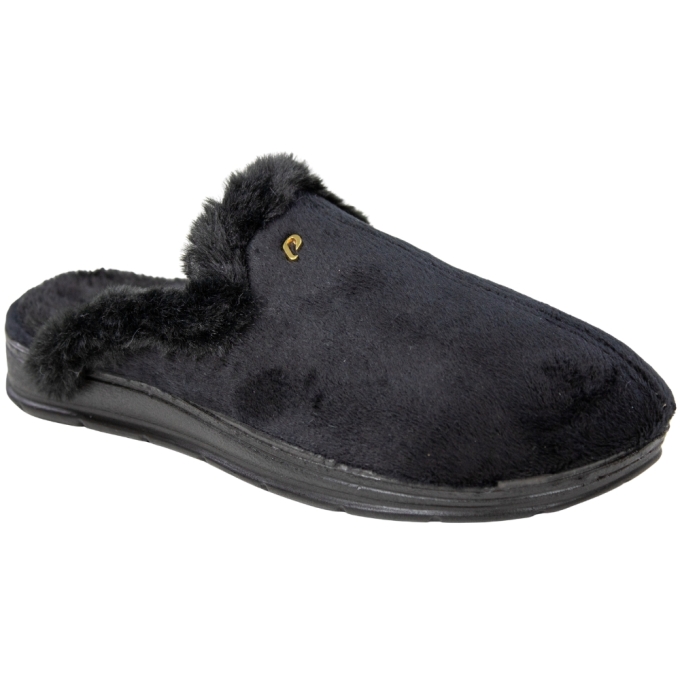 Pantufa Feminina Pegada  - PRETO