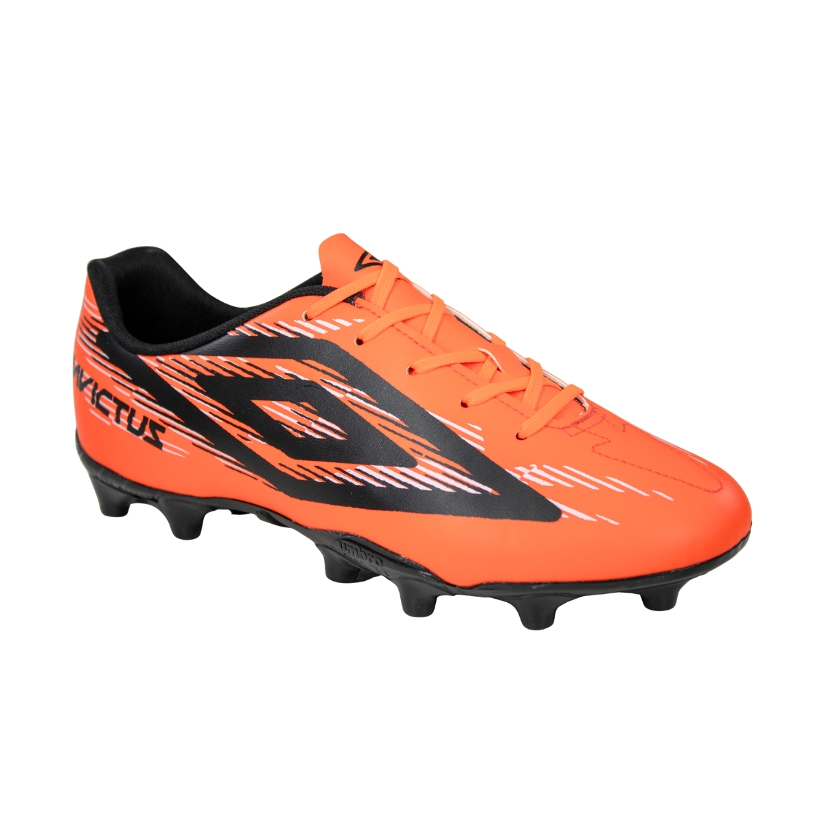 Chuteira Campo Umbro Invictus - CORAL/PRETO/BRANCO