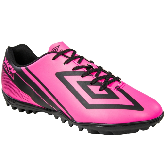 Chuteira Society Umbro Kick - ROSA FLUOR/PRETO