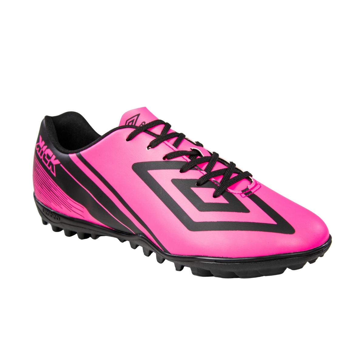 Chuteira Society Umbro Kick - ROSA FLUOR/PRETO