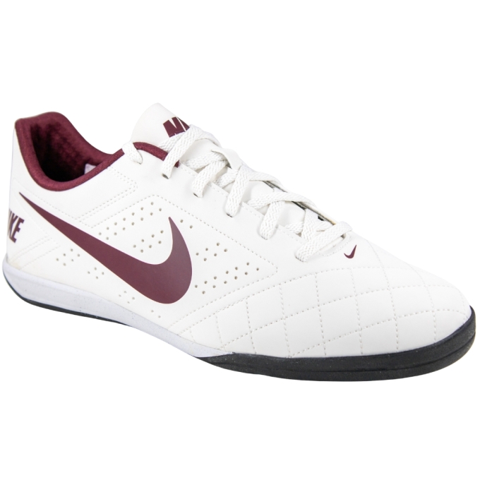 Chuteira Futsal Indoor Nike Beco 2 - BRANCO/VINHO