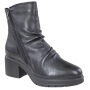 Bota Feminina Bottero Salto Bloco Plissada - PRETO