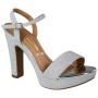 Sandália Feminina Vizzano Meia Pata Metalizada - PRATA