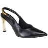 Sapato Feminino Channel Simone Mendes - PRETO/OURO