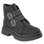 Bota Infantil Feminina Molekinha Fivela - PRETO