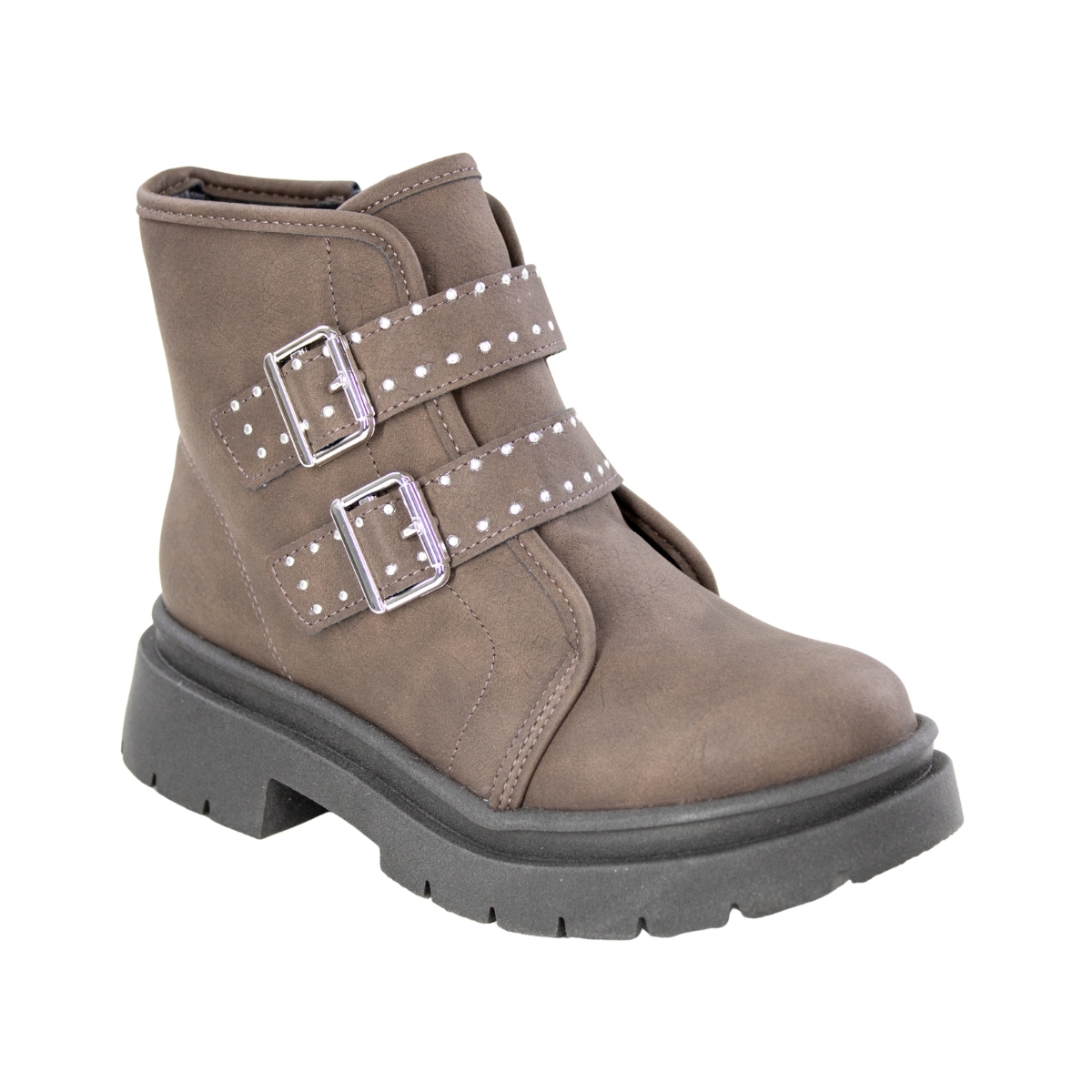 Bota Infantil Feminina Molekinha Fivela - CHOCOLATE