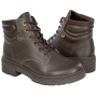 Coturno Feminino Couro - CHOCOLATE