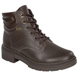 Coturno Feminino Couro - CHOCOLATE