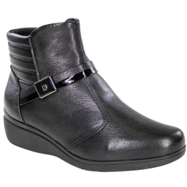 Bota Feminina Piccadilly Anabela Forro - PRETO