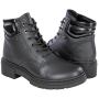 Coturno Feminino Couro - PRETO