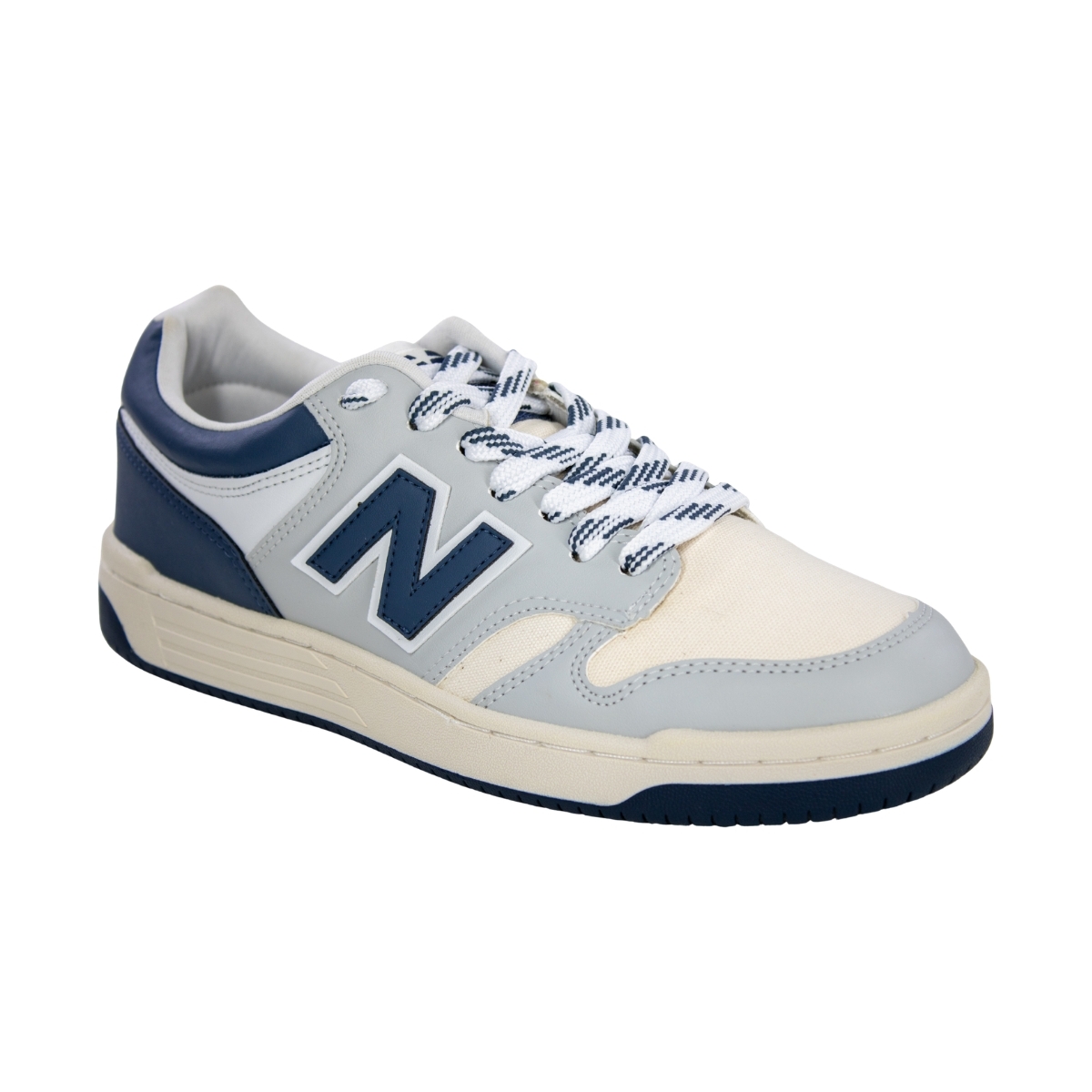 Tênis Masculino New Balance 480  - CINZA/MARINHO/BRANCO