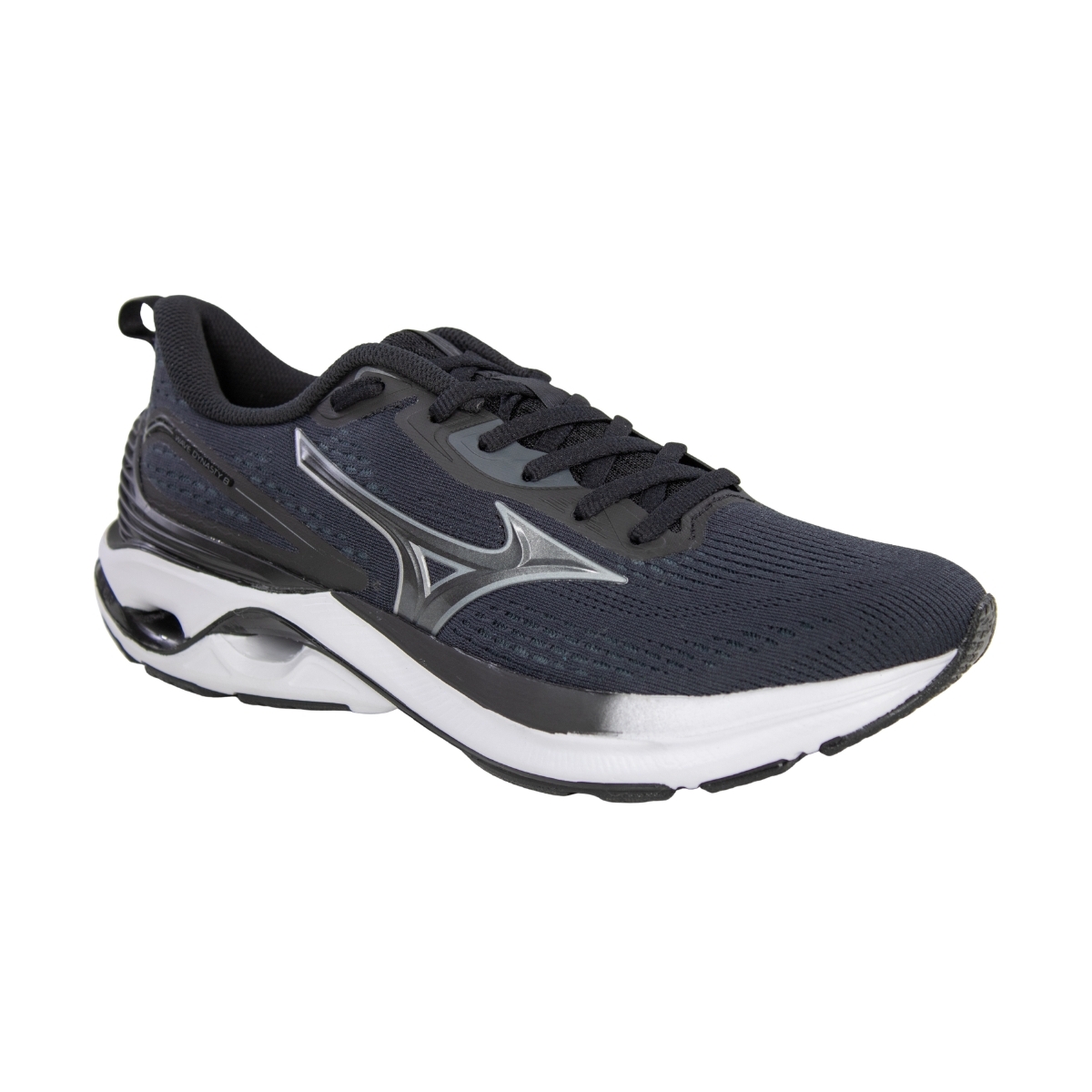 Tênis Masculino Mizuno Dynasty 8 - PRETO/BRANCO