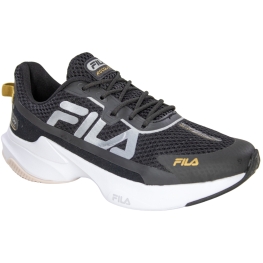 Tênis Feminino Fila Recovery - PRETO/CINZA/DOURADO