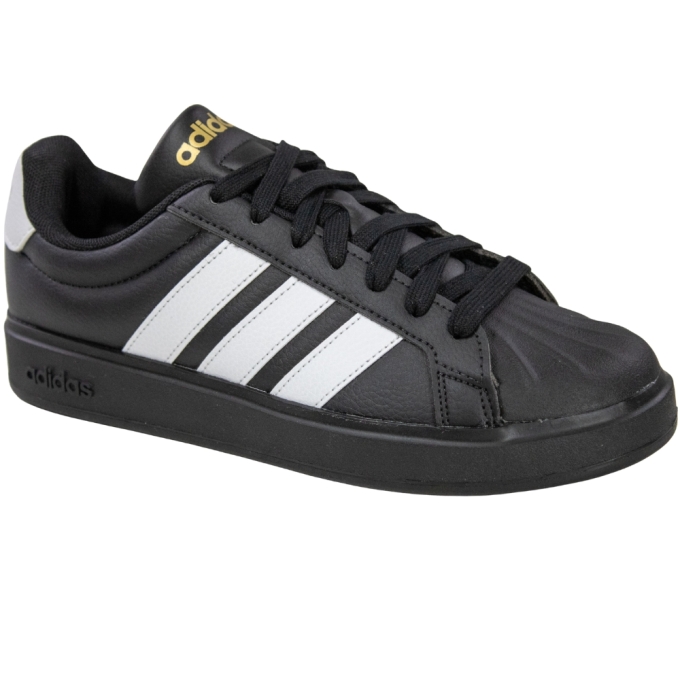 Tênis Feminino Adidas Strettalk  - PRETO/BRANCO/PRETO