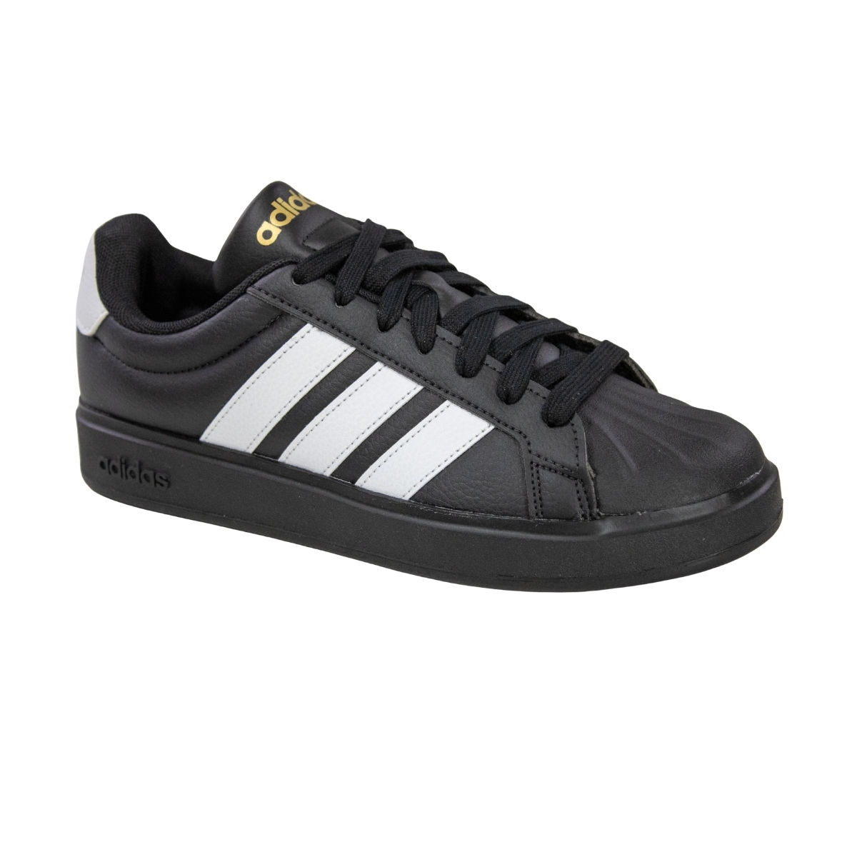 Tênis Feminino Adidas Strettalk  - PRETO/BRANCO/PRETO